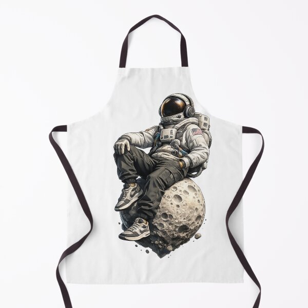 Item preview, Astronaut Relaxing on the Moon Space Explorer Artwork designed and sold by the-dovlat.