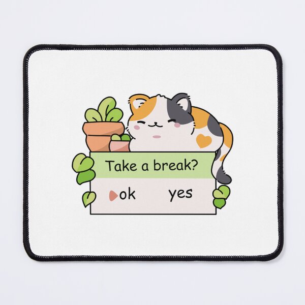 Item preview, Take A Break Cat Retro Gaming Art designed and sold by Ricebowldesign.
