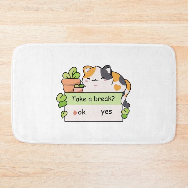 Item preview, Take A Break Cat Retro Gaming Art designed and sold by Ricebowldesign.