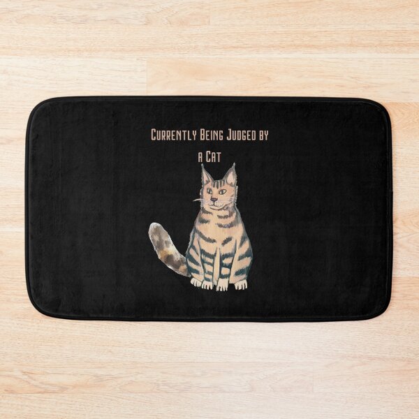 Item preview, Currently Being Judged by A Cat designed and sold by mirciashop.