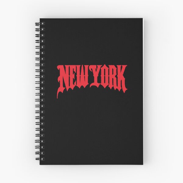 Item preview, New York red rock gothic logotype t-shirt design 127sm designed and sold by 127sm.