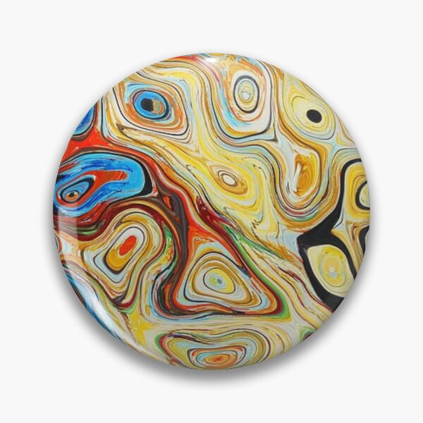 Item preview, Vibrant Abstract Fluid Art Poster | Colorful Modern Swirl Wall Art | Contemporary Acrylic Pour Design designed and sold by Elite Wall Art.