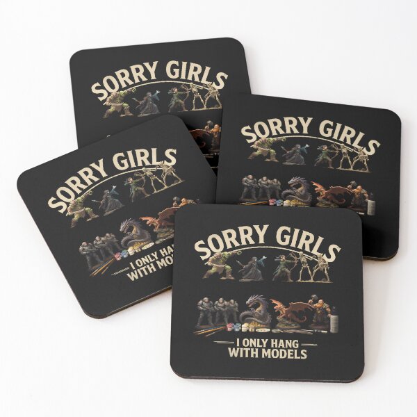 Item preview, Sorry Girls I Only Hang with Models Funny Miniature Hobby Quote designed and sold by Redgiant87x.