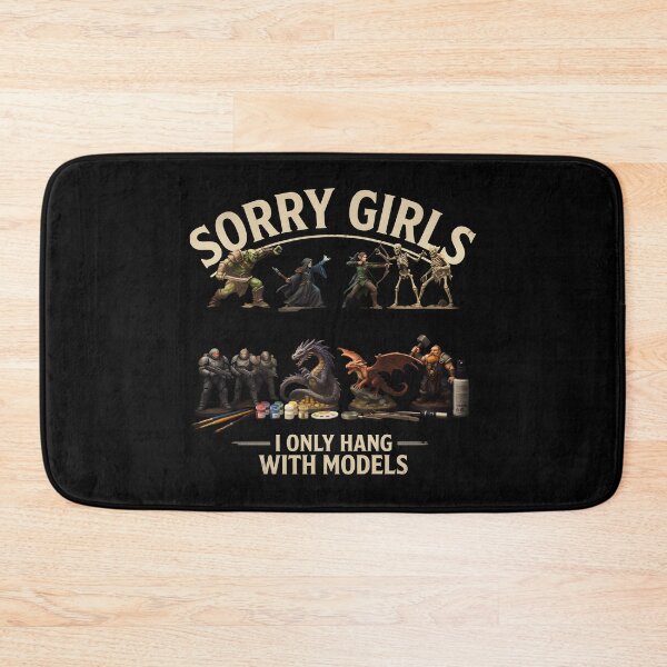 Item preview, Sorry Girls I Only Hang with Models Funny Miniature Hobby Quote designed and sold by Redgiant87x.