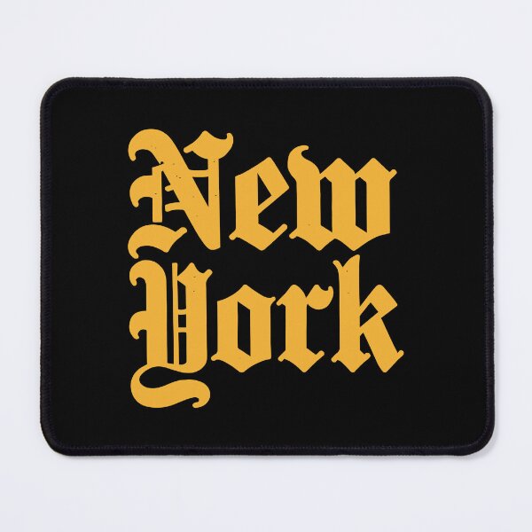 Item preview, New York golden gothic logotype t-shirt design 127sm designed and sold by 127sm.