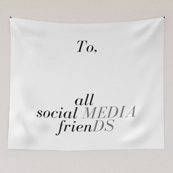 Item preview, To all social media friends designed and sold by ArtistTejal.