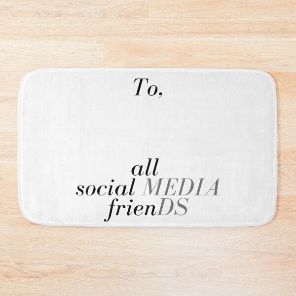 Item preview, To all social media friends designed and sold by ArtistTejal.