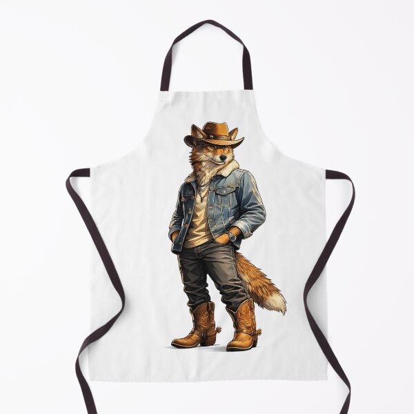 Item preview, Western Cowboy Fox Character Vintage Style Artwork designed and sold by the-dovlat.