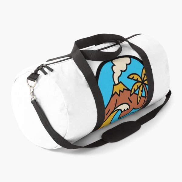 Item preview, Retro Hawaii Tropical Volcano Surfing Wave Minimalist Art designed and sold by Paper Drip.