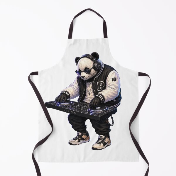 Item preview, Panda DJ Mixing Music Urban Street Illustration designed and sold by the-dovlat.