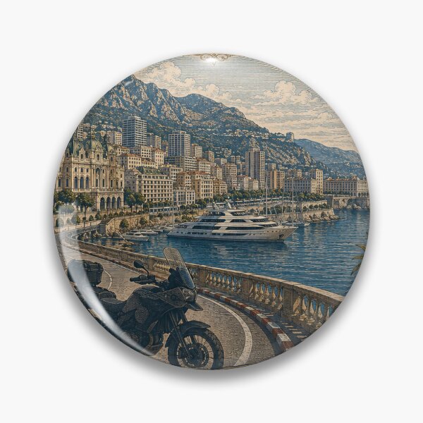 Item preview, Monaco Sticker designed and sold by Collect the Roads.