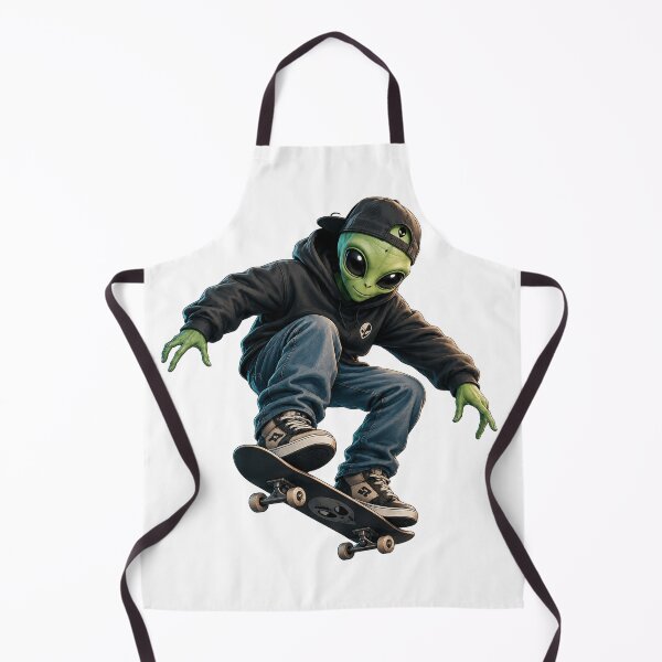 Item preview, Skateboarding Alien Street Culture Graphic Artwork designed and sold by the-dovlat.