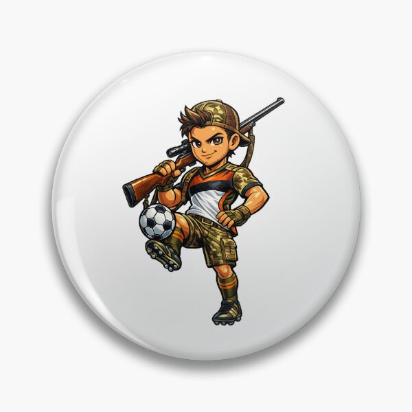 Item preview, Funny Soccer Hunter designed and sold by AlexLineArt.