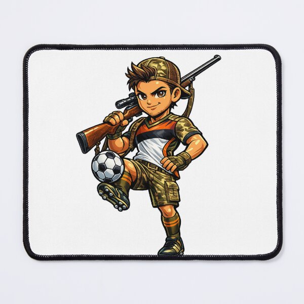 Item preview, Funny Soccer Hunter designed and sold by AlexLineArt.