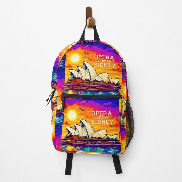 Item preview, Pixel Sydney Opera House / Sydney Sunset 8-Bit / Vaporwave Opera designed and sold by Kittcatking.