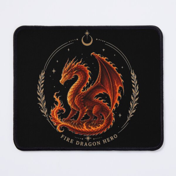 Item preview, Fire Dragon Hero | Fantasy Dragon Shirt | Dragon Rider Gift | Mythical Creature | Dark Fantasy Aesthetic designed and sold by Moonwoven Studio.