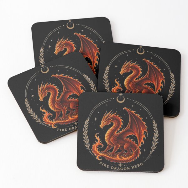 Item preview, Fire Dragon Hero | Fantasy Dragon Shirt | Dragon Rider Gift | Mythical Creature | Dark Fantasy Aesthetic designed and sold by Moonwoven Studio.