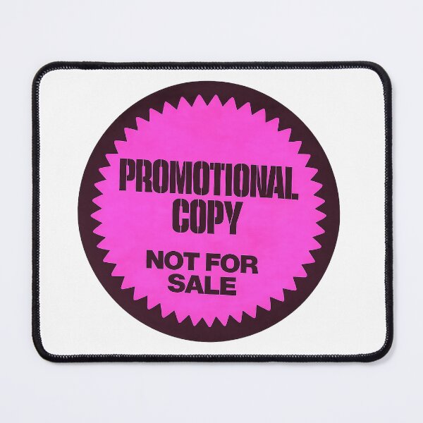 Item preview, Promotional Copy Not for Sale Vintage Record Store Sticker designed and sold by PIXEL POP DESIGNS - Beyond the Norm!.