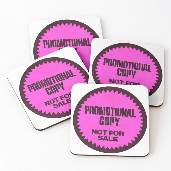 Item preview, Promotional Copy Not for Sale Vintage Record Store Sticker designed and sold by PIXEL POP DESIGNS - Beyond the Norm!.