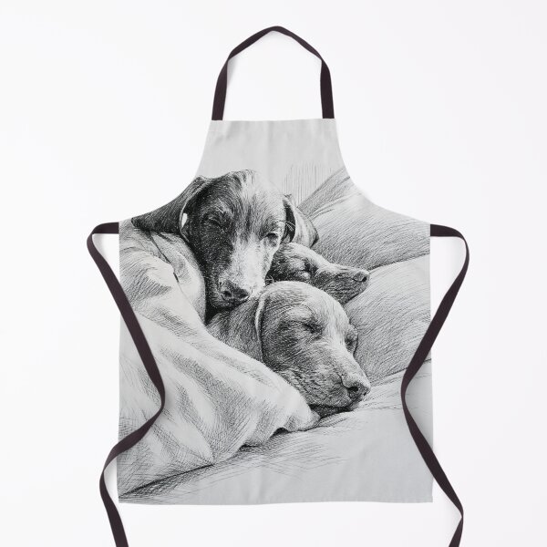 Item preview, Three Sleeping German Shorthaired Pointer Puppies Snuggled Together designed and sold by lautir.