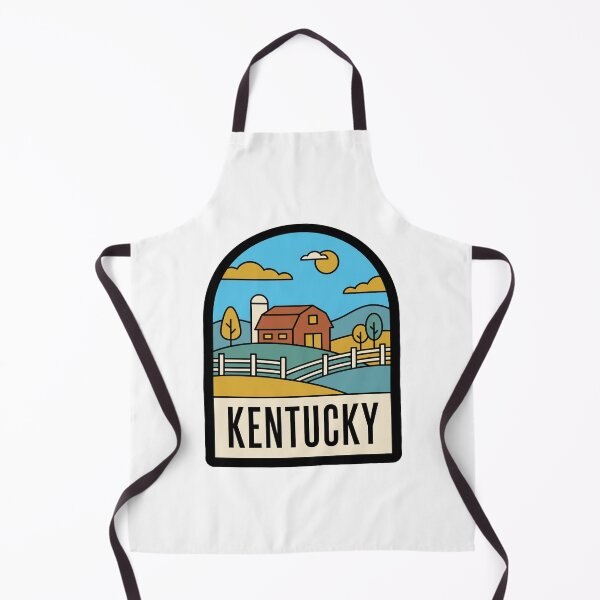 Item preview, Minimalist Kentucky Countryside Farm Red Barn Retro Graphic designed and sold by Paper Drip.
