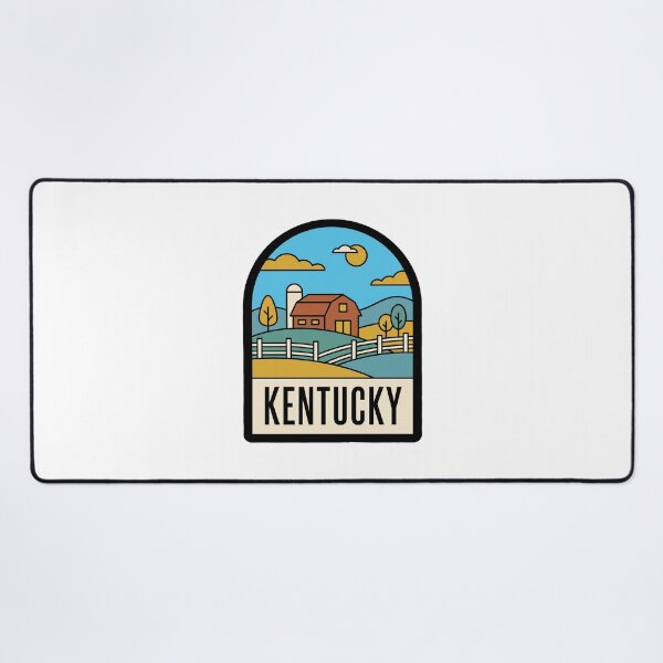 Item preview, Minimalist Kentucky Countryside Farm Red Barn Retro Graphic designed and sold by Paper Drip.