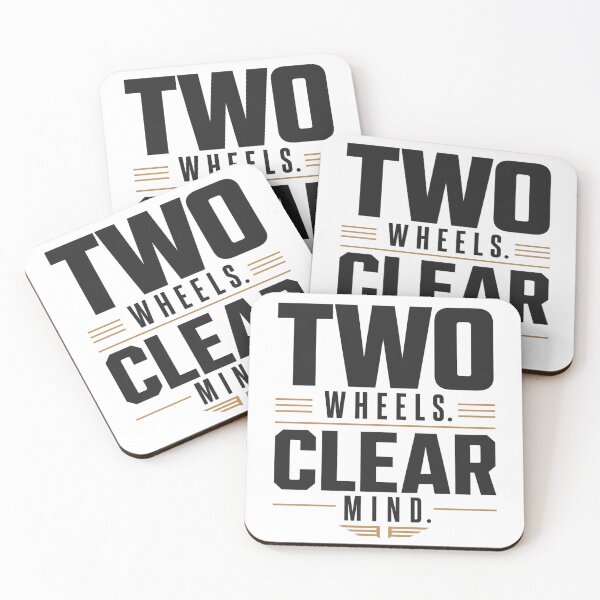 Item preview, Two Wheels Clear Mind Motorcycle Rider Quote designed and sold by the-dovlat.