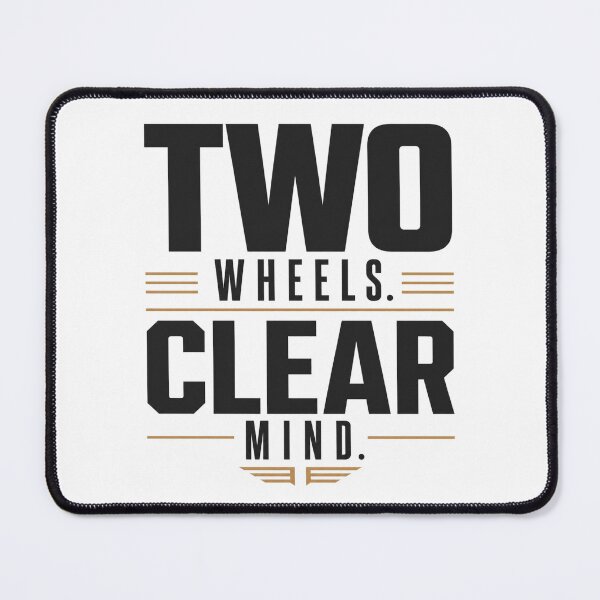 Item preview, Two Wheels Clear Mind Motorcycle Rider Quote designed and sold by the-dovlat.