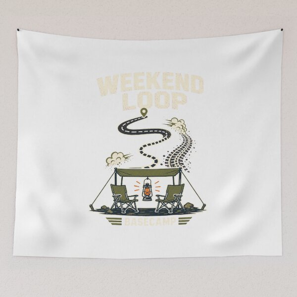 Item preview, Overland Basecamp Weekend Round designed and sold by pirminio.