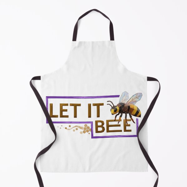 Item preview, Let It Bee Geometric Low Poly Honeybee Pun designed and sold by Inka Moon Design.