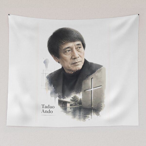 Item preview, Tadao Ando designed and sold by Sarcastic designs.