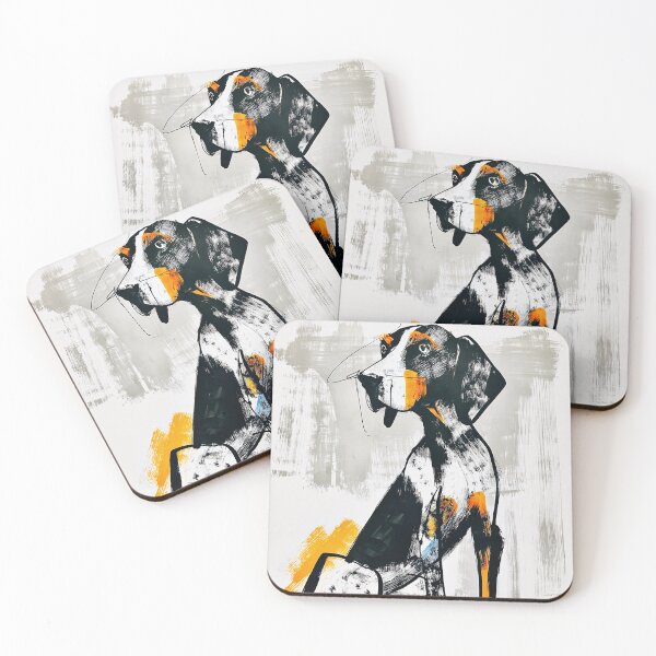 Item preview, Abstract Portrait of a German Shorthaired Pointer designed and sold by lautir.