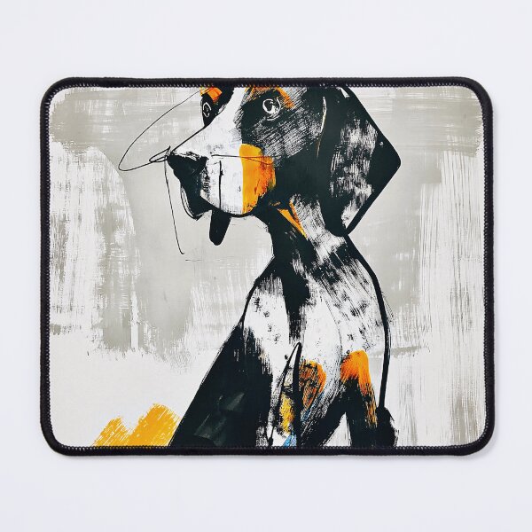 Item preview, Abstract Portrait of a German Shorthaired Pointer designed and sold by lautir.