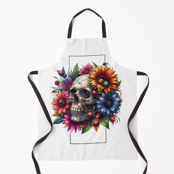 Item preview, Skull With Flowers designed and sold by Ufeniksa.