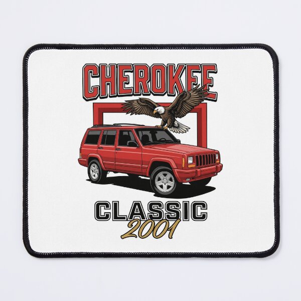 Item preview, Cherokee XJ Classic 2001 Patriotic Eagle Retro Off-Road Red designed and sold by Off-Road-Zone.
