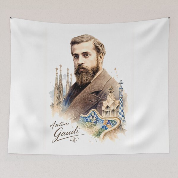 Item preview, Antoni Gaudí designed and sold by Sarcastic designs.
