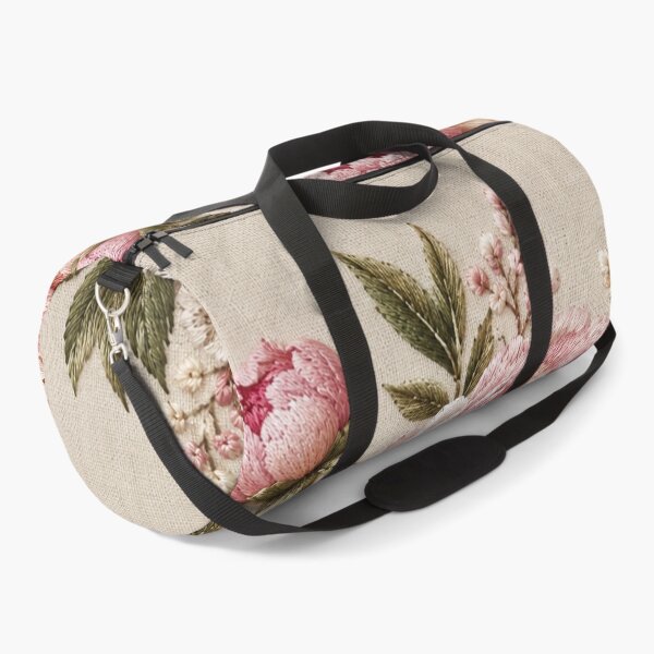 Item preview, 3D Embroidered Peonies Illustration designed and sold by TammyHunterArt.