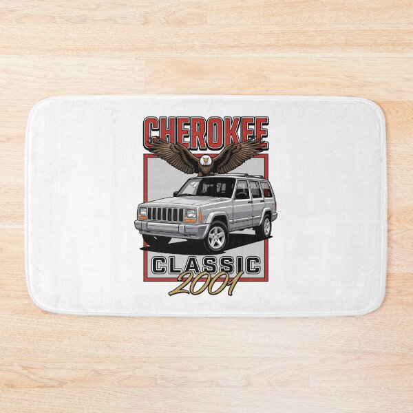 Item preview, Cherokee XJ Classic 2001 Patriotic Eagle Retro Off-Road Silver [White Shirt Only] designed and sold by Off-Road-Zone.