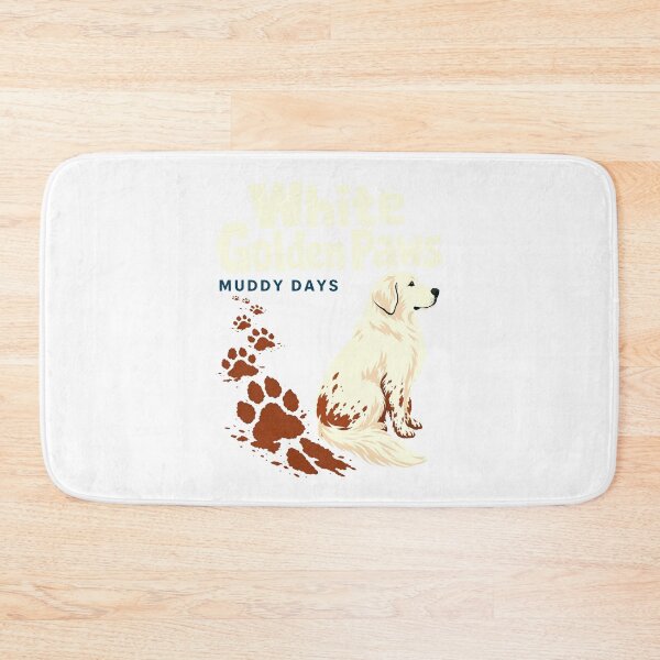 Item preview, White Golden Mom – Muddy Paws designed and sold by pirminio.