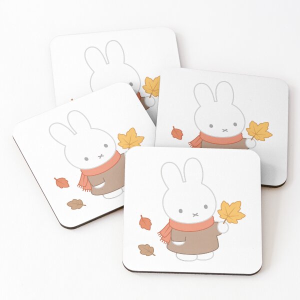 Item preview, Miffy With Autumn Leaves designed and sold by xoxo, marie.