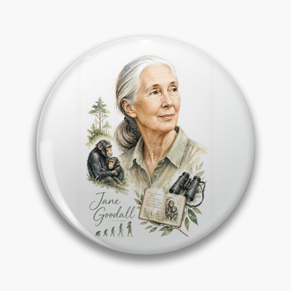 Item preview, Jane Goodall designed and sold by Sarcastic designs.