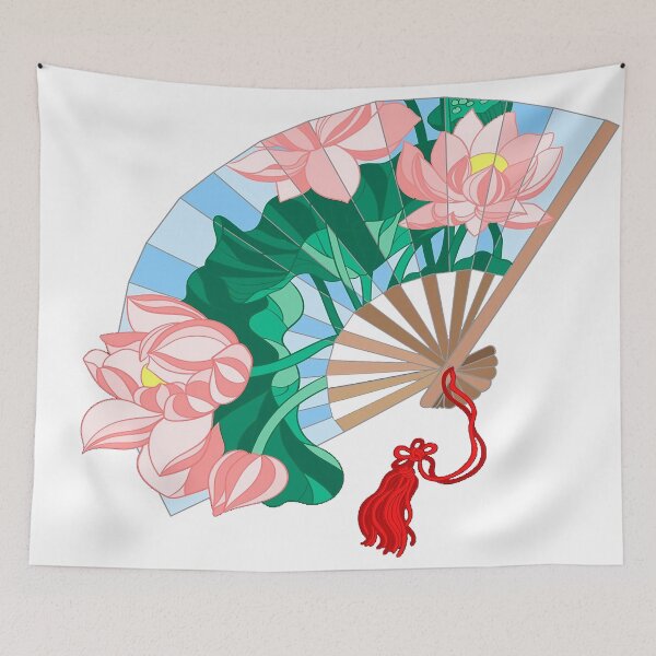 Item preview, abanico de flores designed and sold by AbisWonders.