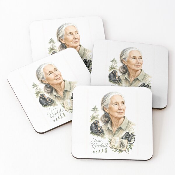 Item preview, Jane Goodall designed and sold by Sarcastic designs.