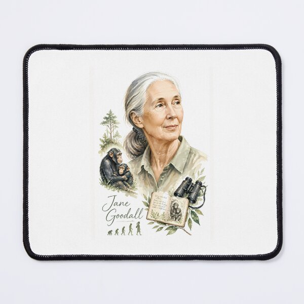 Item preview, Jane Goodall designed and sold by Sarcastic designs.