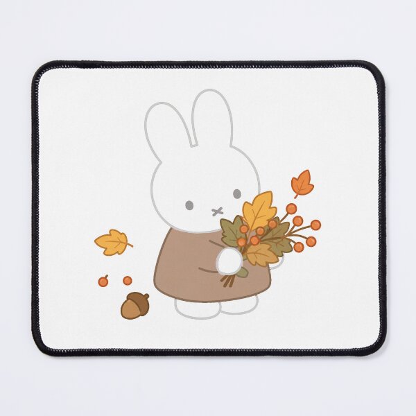 Item preview, Miffy With Autumn Leaves designed and sold by xoxo, marie.