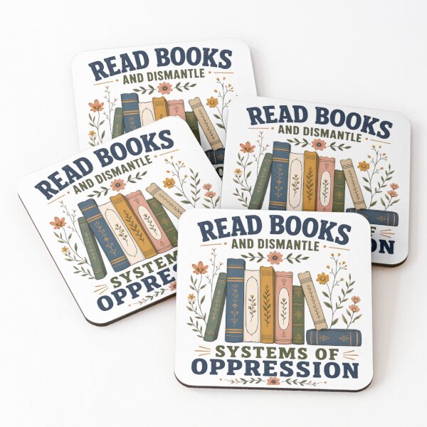 Item preview, Read Books And Dismantle Systems Of Oppression Social Justice Activism Book Lover designed and sold by SkeletonsDanger.