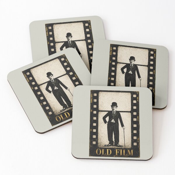 Item preview, Old Film Vintage Charlie Chaplin Style T-Shirt designed and sold by Aimetoi.