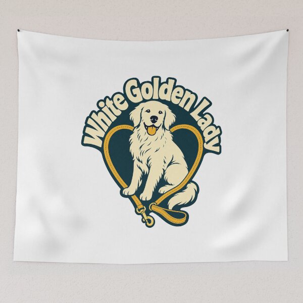 Item preview, White Golden Retriever Mom designed and sold by pirminio.