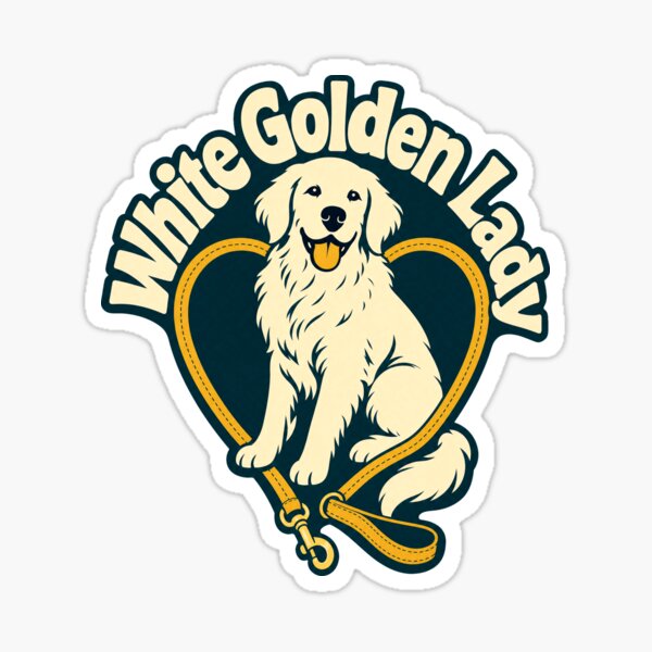 Item preview, White Golden Retriever Mom designed and sold by pirminio.