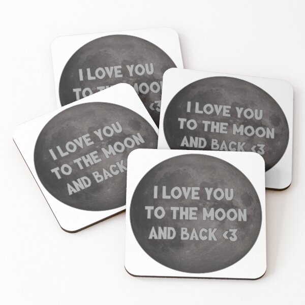 Item preview, I love you to the moon and back designed and sold by SnowSleep.